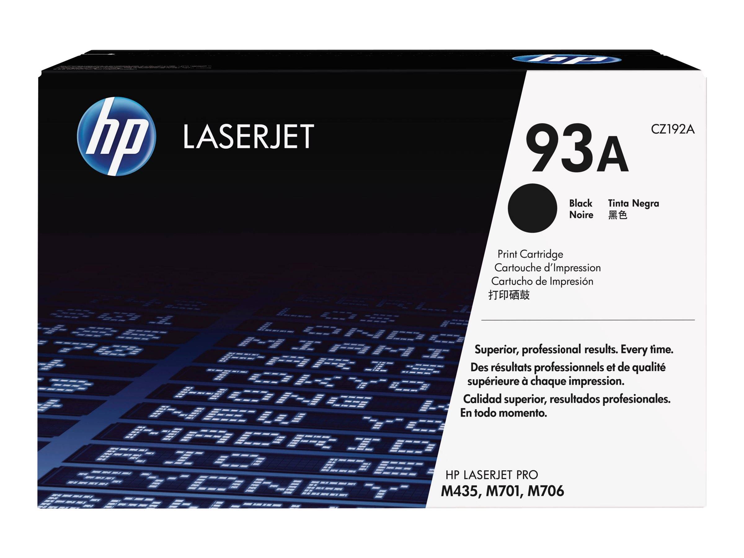 HP 93A - Schwarz - Original - LaserJet - Tonerpatrone (CZ192A)