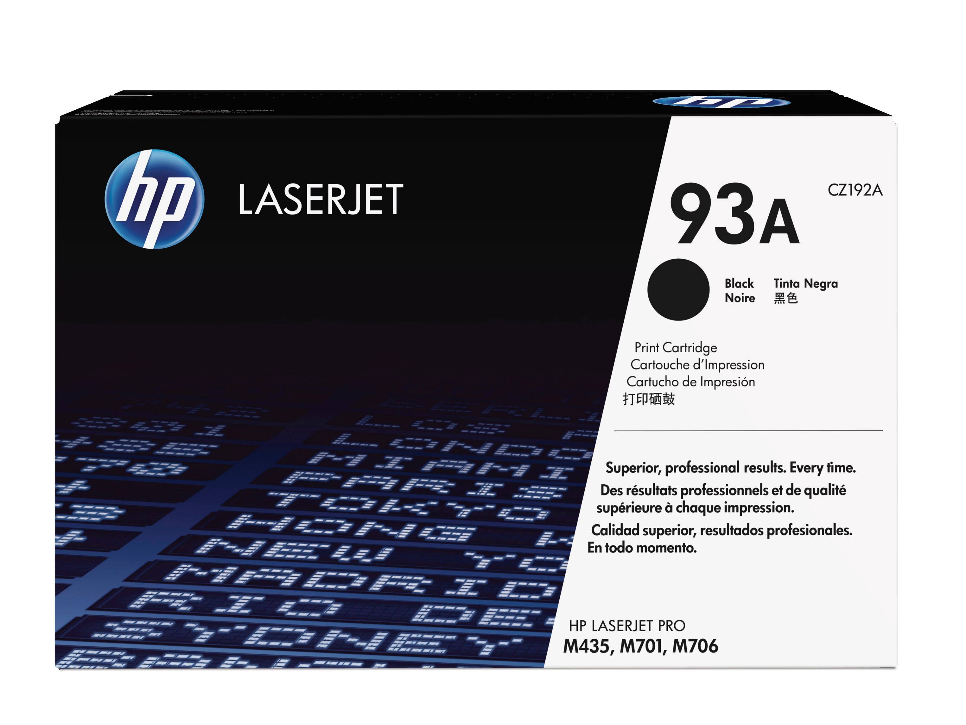 HP 93A - Schwarz - Original - LaserJet - Tonerpatrone (CZ192A)