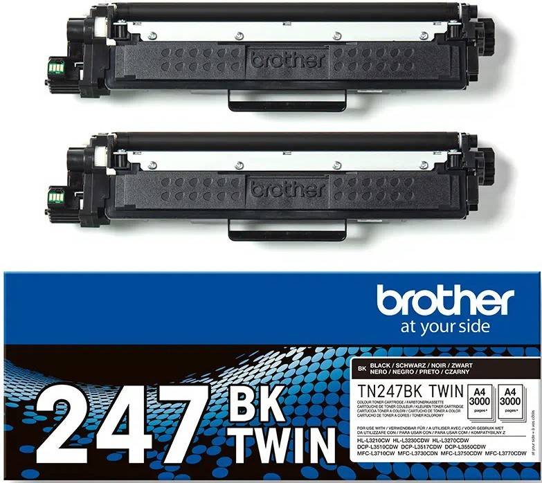 Brother Toner TN-247BKTWIN