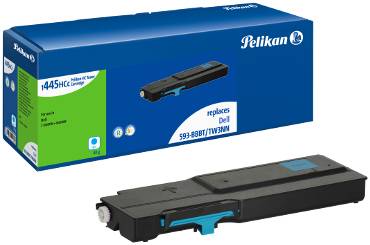 Pelikan 1445TKHCc - Mit hoher Kapazität - Cyan - kompatibel - wiederaufbereitet - Tonerpatrone (Alternative zu: Dell 593-BBBT)