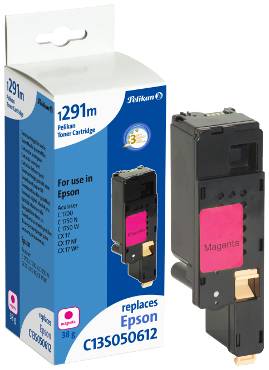 Pelikan 1291TKm - Magenta - kompatibel - wiederaufbereitet - Tonerpatrone (Alternative zu: Epson C13S050612)