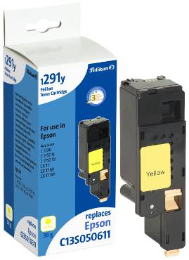 Pelikan 1291TKy - Gelb - kompatibel - wiederaufbereitet - Tonerpatrone (Alternative zu: Epson C13S050611)