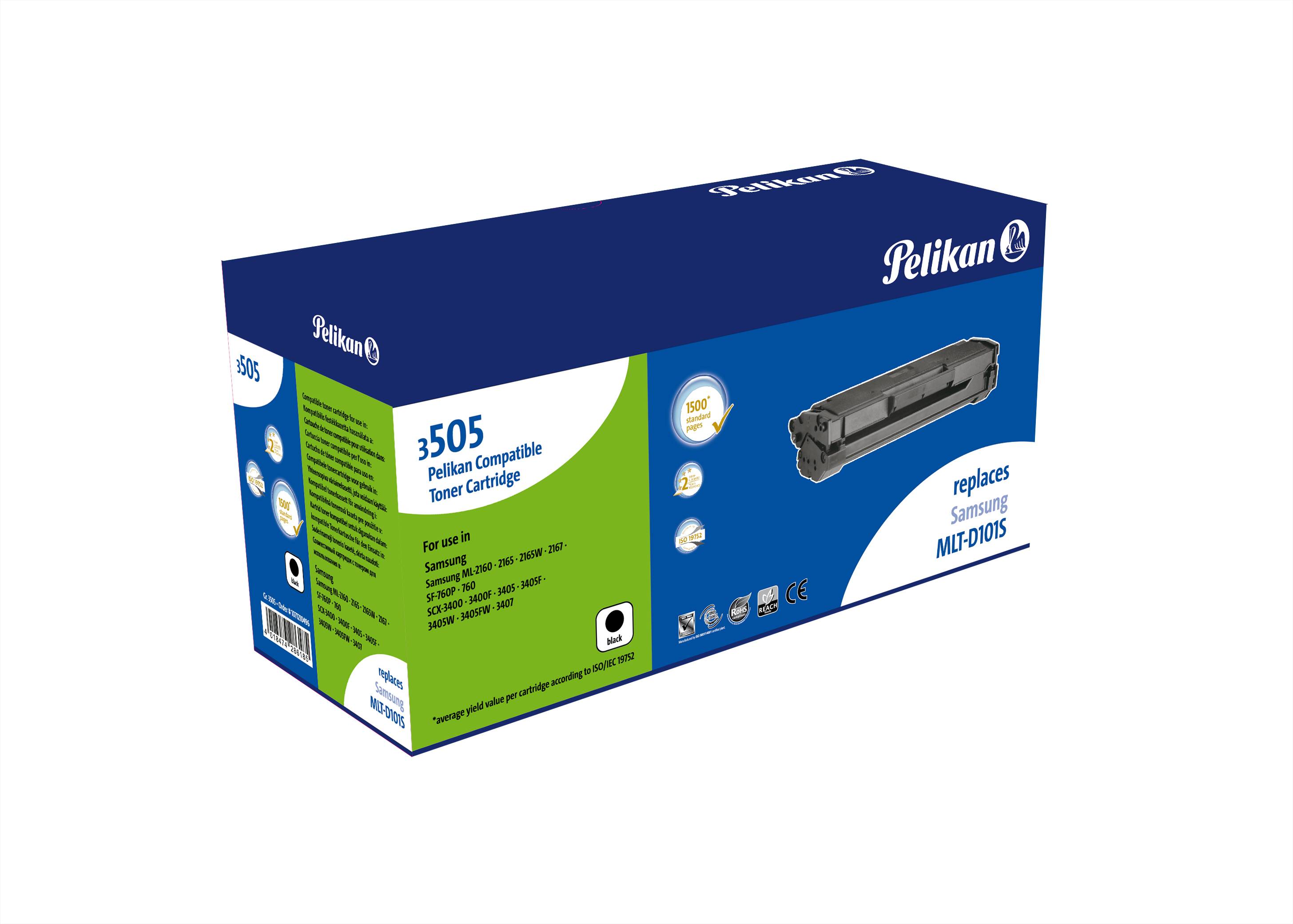 Pelikan 1071210496 - 1500 Seiten - Schwarz - 1 Stück(e) - Laser Toner replaces S