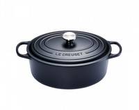 Le Creuset 21178270000430, Schwarz, Keramik, Induktion, Versiegelte Platte, Eisenguss, Schwarz, 27 cm