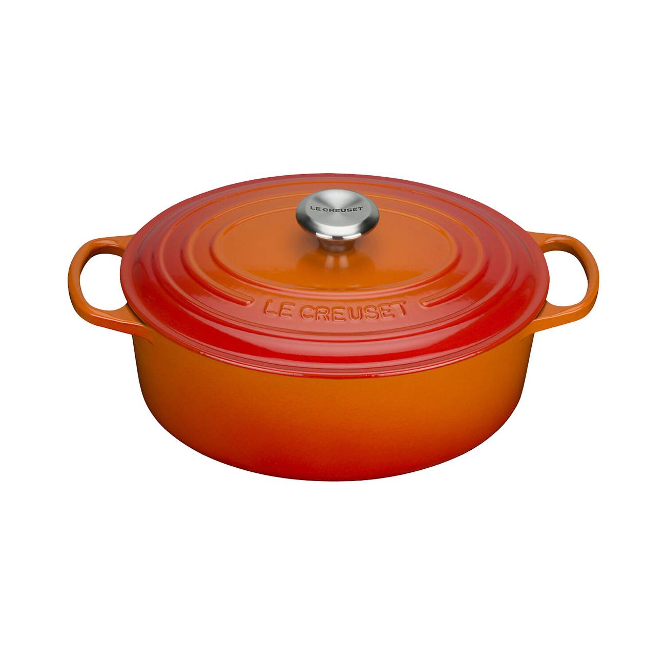 Le Creuset Bräter oval 29 cm-orange Topf