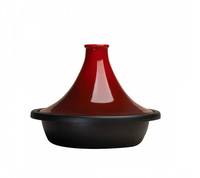 Le Creuset 25138270600422, Schwarz, Rot, Keramik, Gas, Induktion, Versiegelte Platte, Eisenguss, 27 cm
