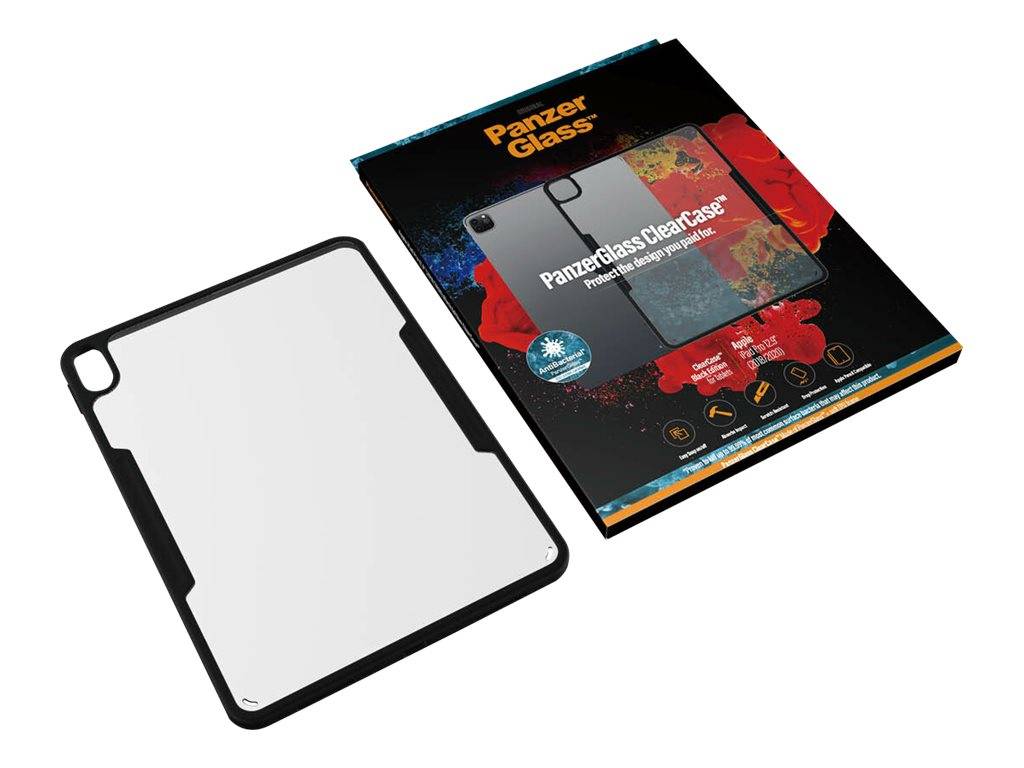 PanzerGlass ClearCase - Black Edition - hintere Abdeckung für Tablet - Kunststoff, Temperglas - 10.9"" - für Apple 10.9-i
