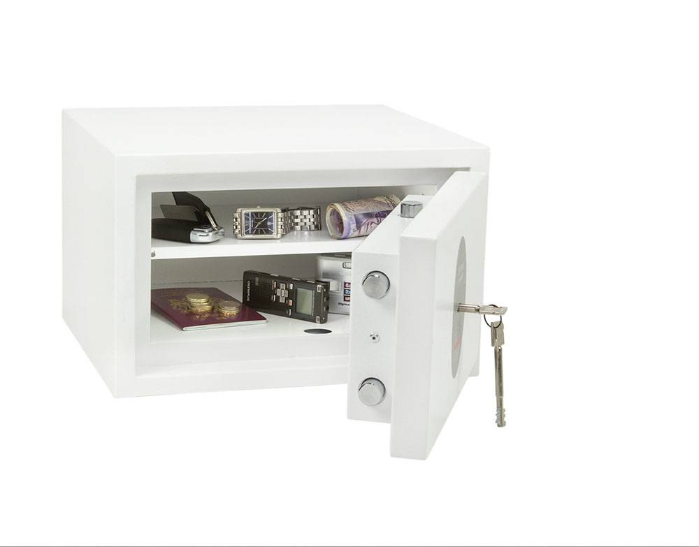 Phoenix Fortress II SS1181K, Frei stehend sicher, Weiß, Flachschlüssel, 8 l, Stahl, 350 mm