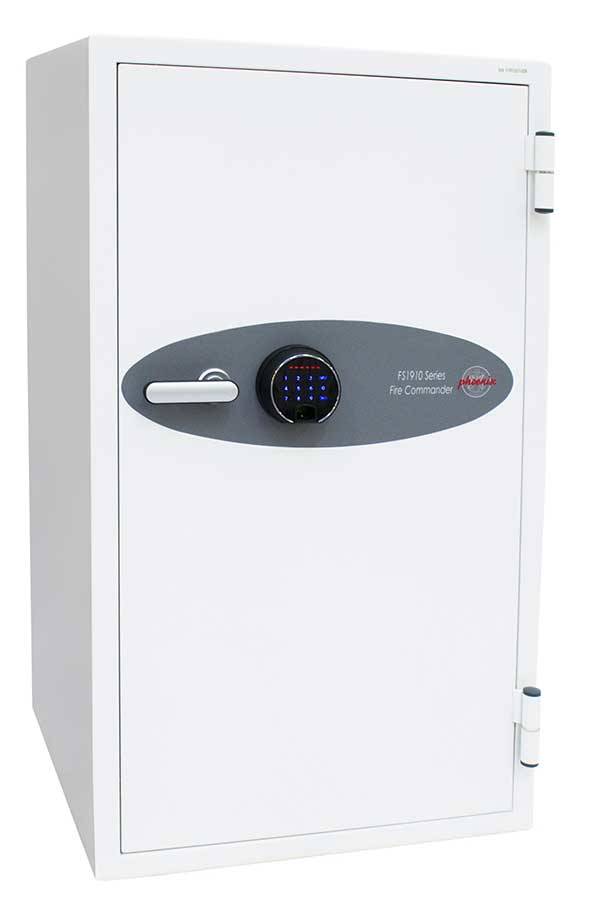 Phoenix Fire Commander, Bodensicher, Weiß, Lesegerät für den Fingerabdruck, 220 l, 690 mm, 650 mm