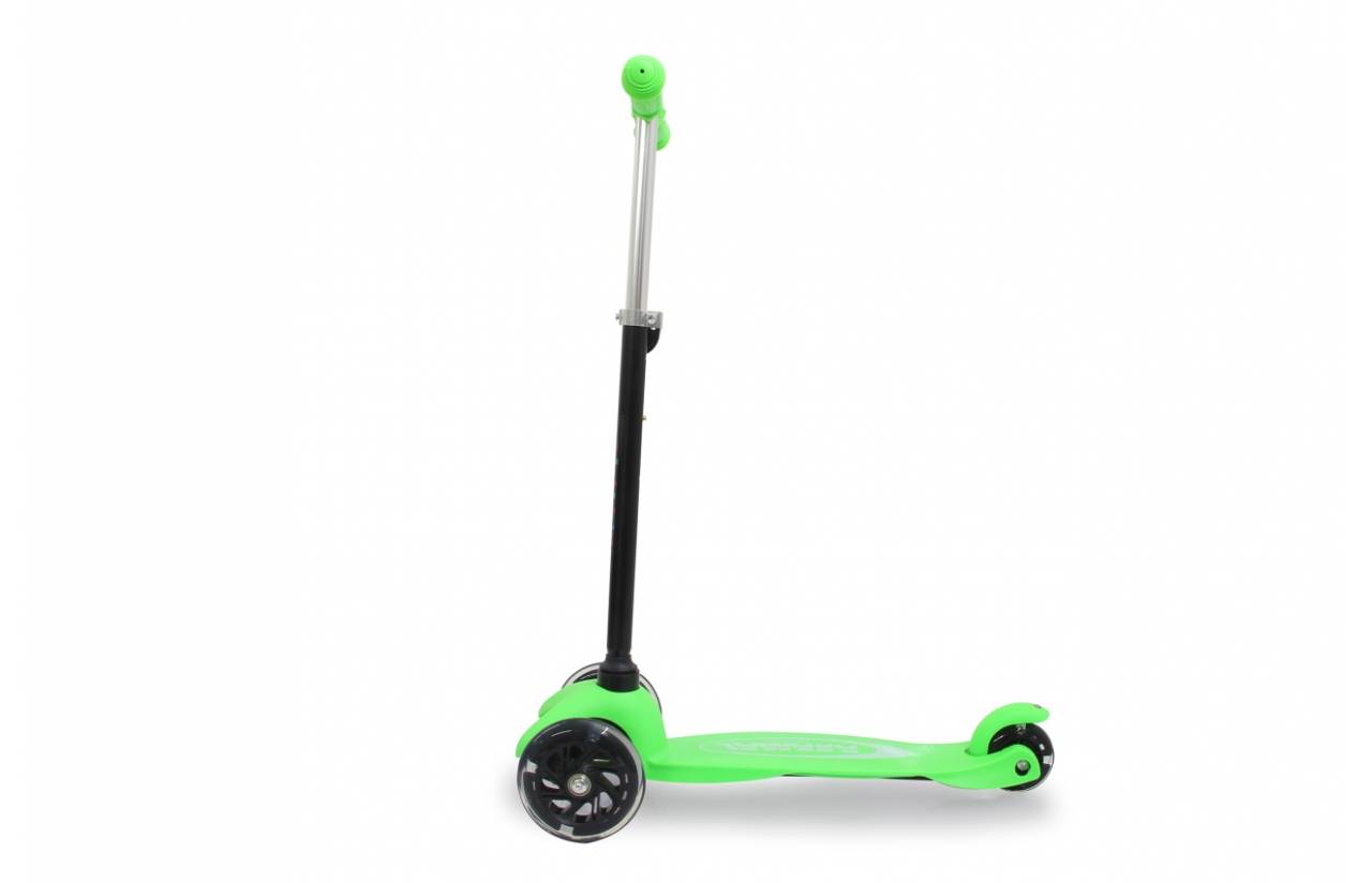 Jamara KickLight Scooter grün, Kinder, Dreiradroller, Schwarz, Grün, Beide Geschlechter, Asphalt, 50 kg