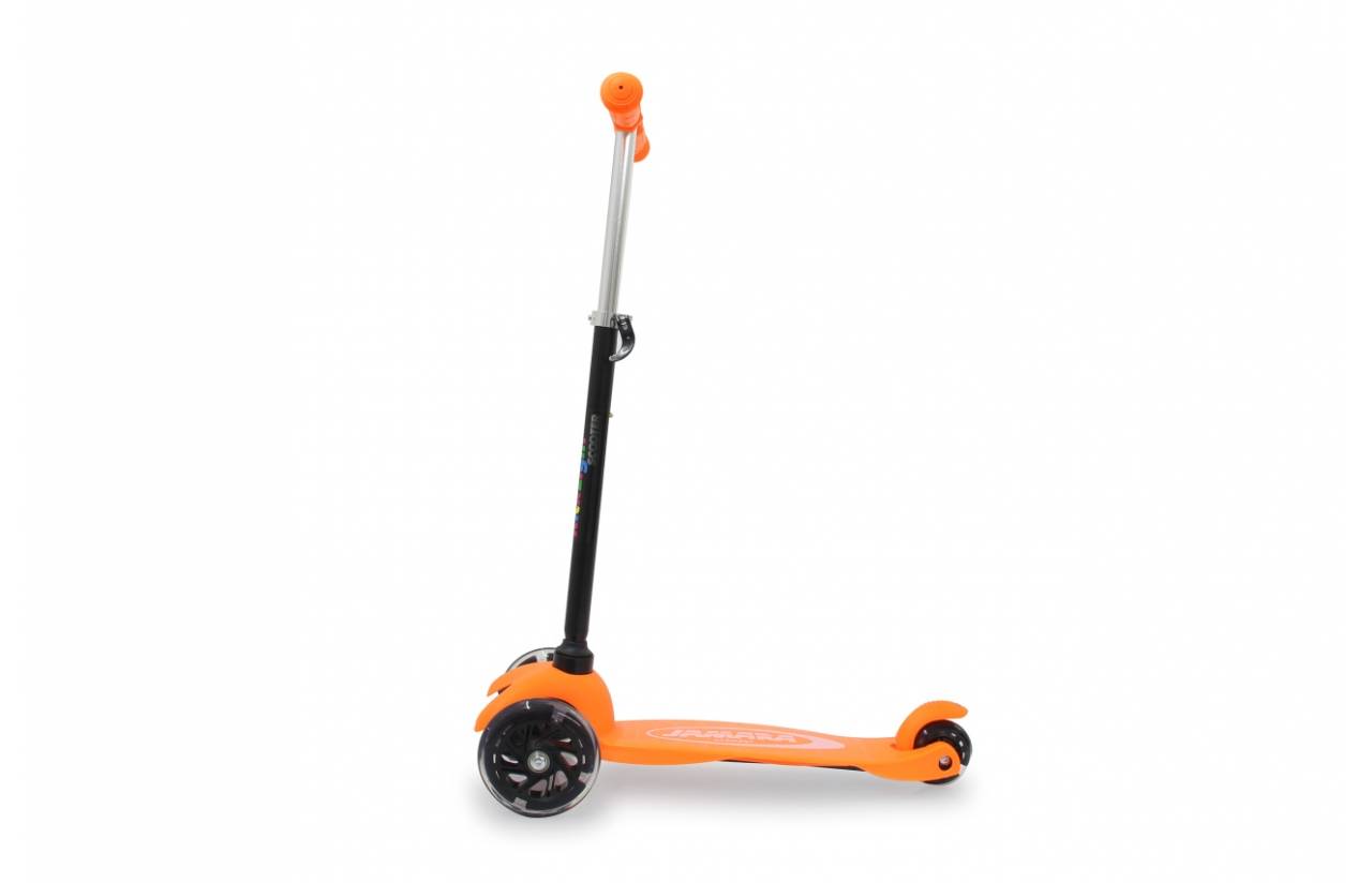 Jamara KickLight Scooter orange, Kinder, Dreiradroller, Schwarz, Orange, Beide Geschlechter, Asphalt, 50 kg