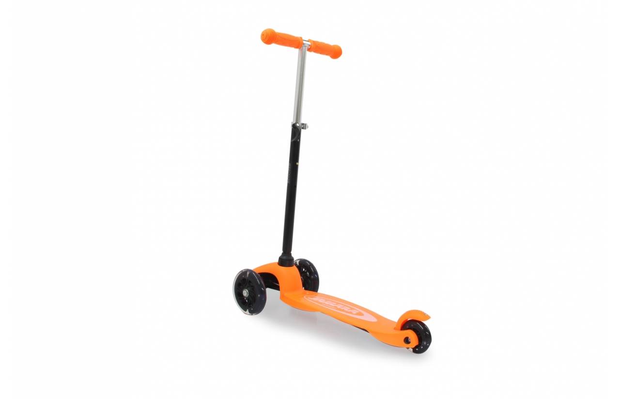 Jamara KickLight Scooter orange, Kinder, Dreiradroller, Schwarz, Orange, Beide Geschlechter, Asphalt, 50 kg