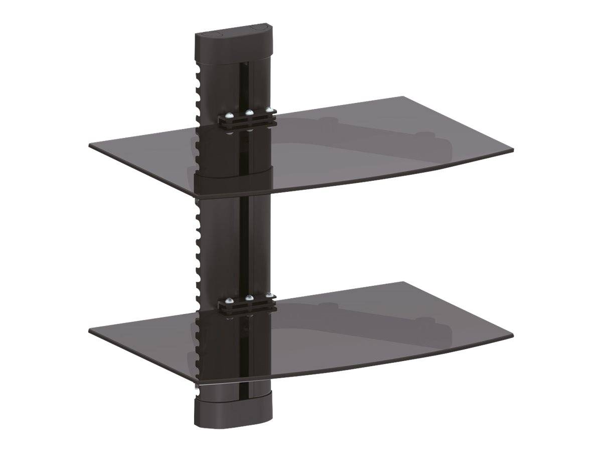 INLINE - Wandhalterung - für DVD - Bluray - Sat-Receiver - bis 8kg - schwarz