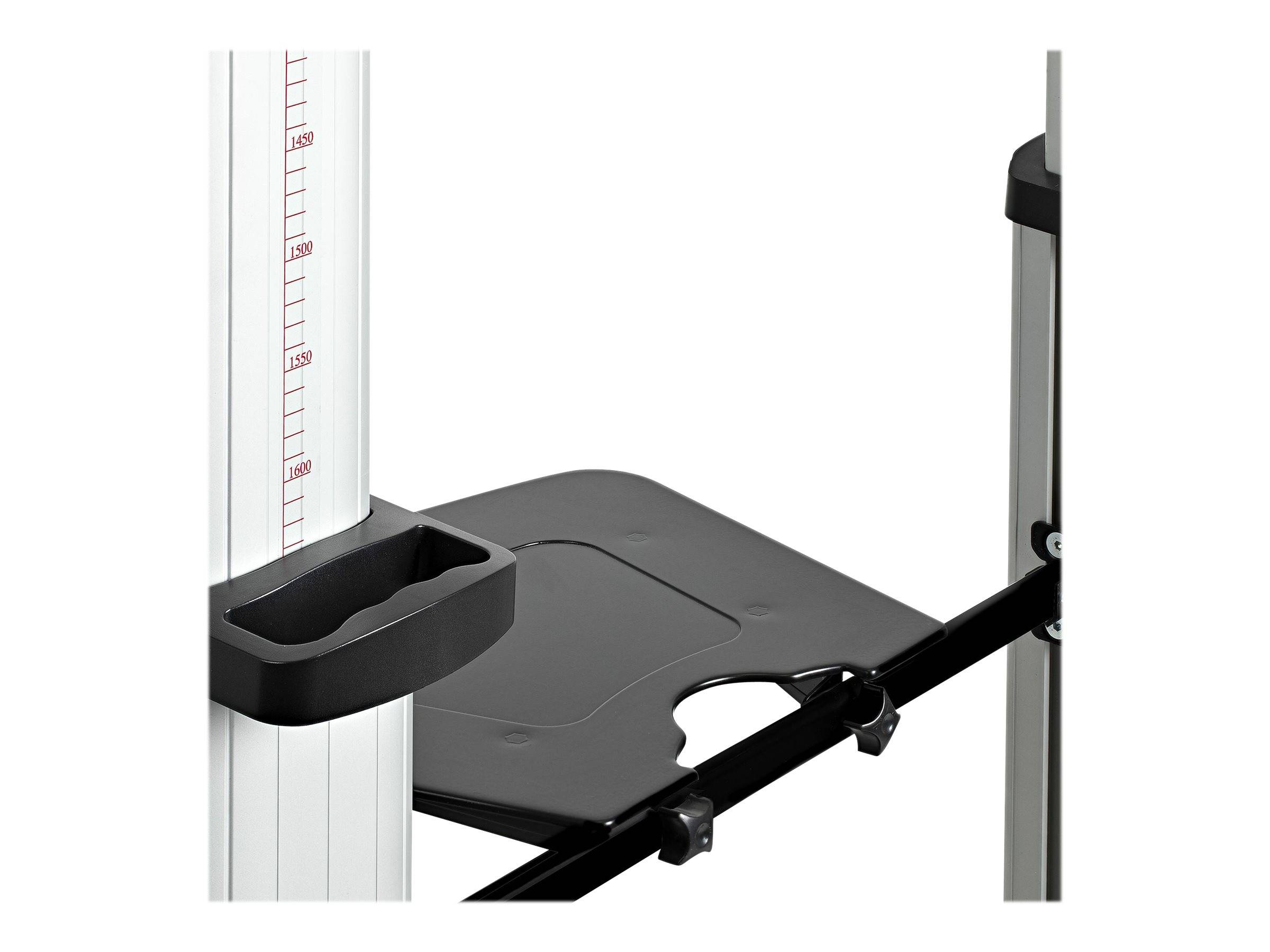 StarTech.com Doppel TV Ständer mit rollen für 37-60 Zoll VESA Bildschirme jeweils bis 50kg - Höhenverstellbarer/Schwenkb