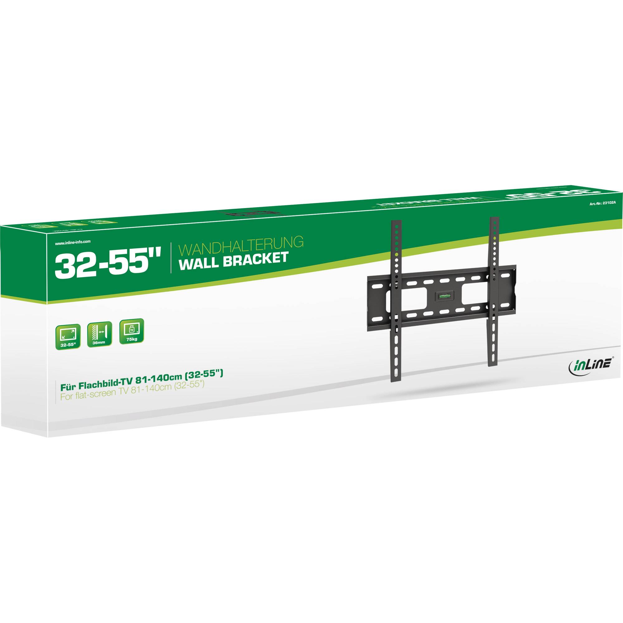 INLINE - Wandhalterung für TFT/LCD/LED/Plasma - 81-140cm (32-55"") - max. 75kg