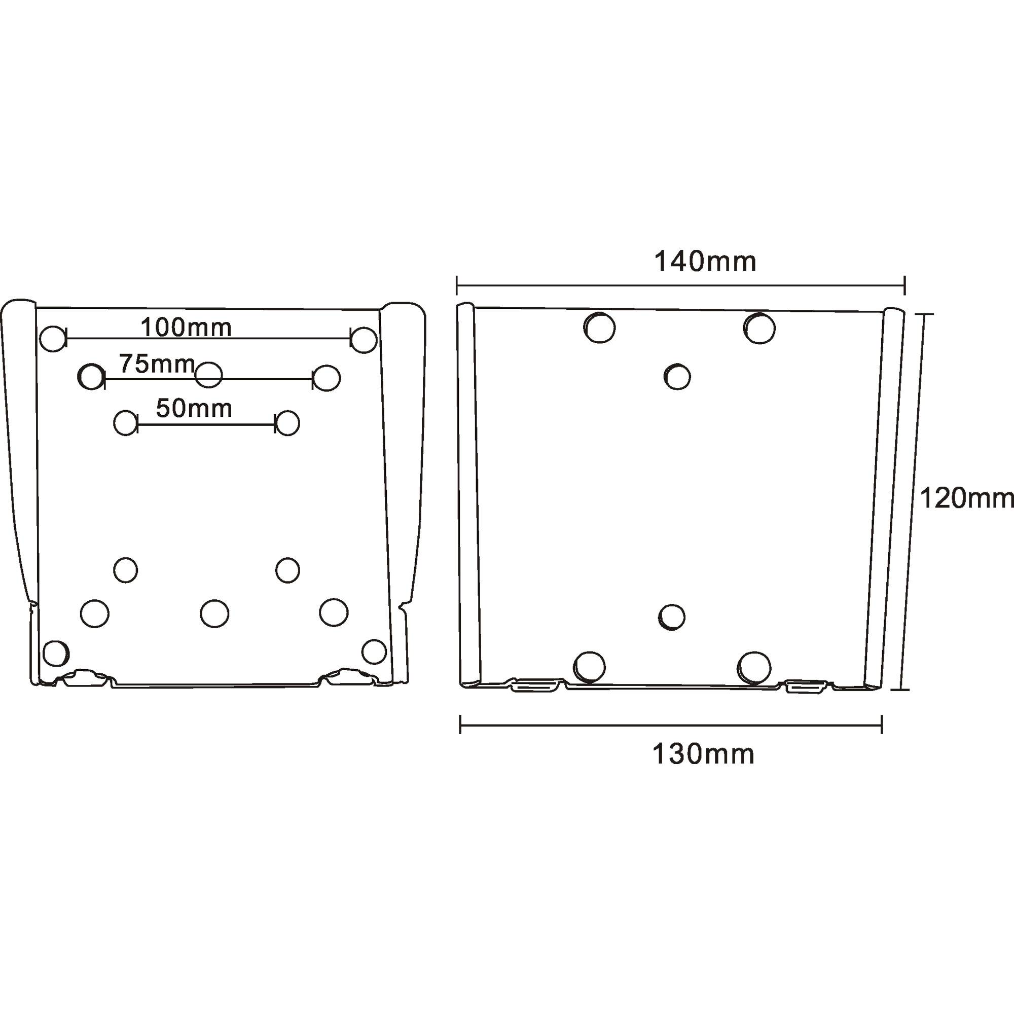 INLINE - Wandhalterung für Flachbildschirme - 33-69cm (13-27"") - max. 30kg