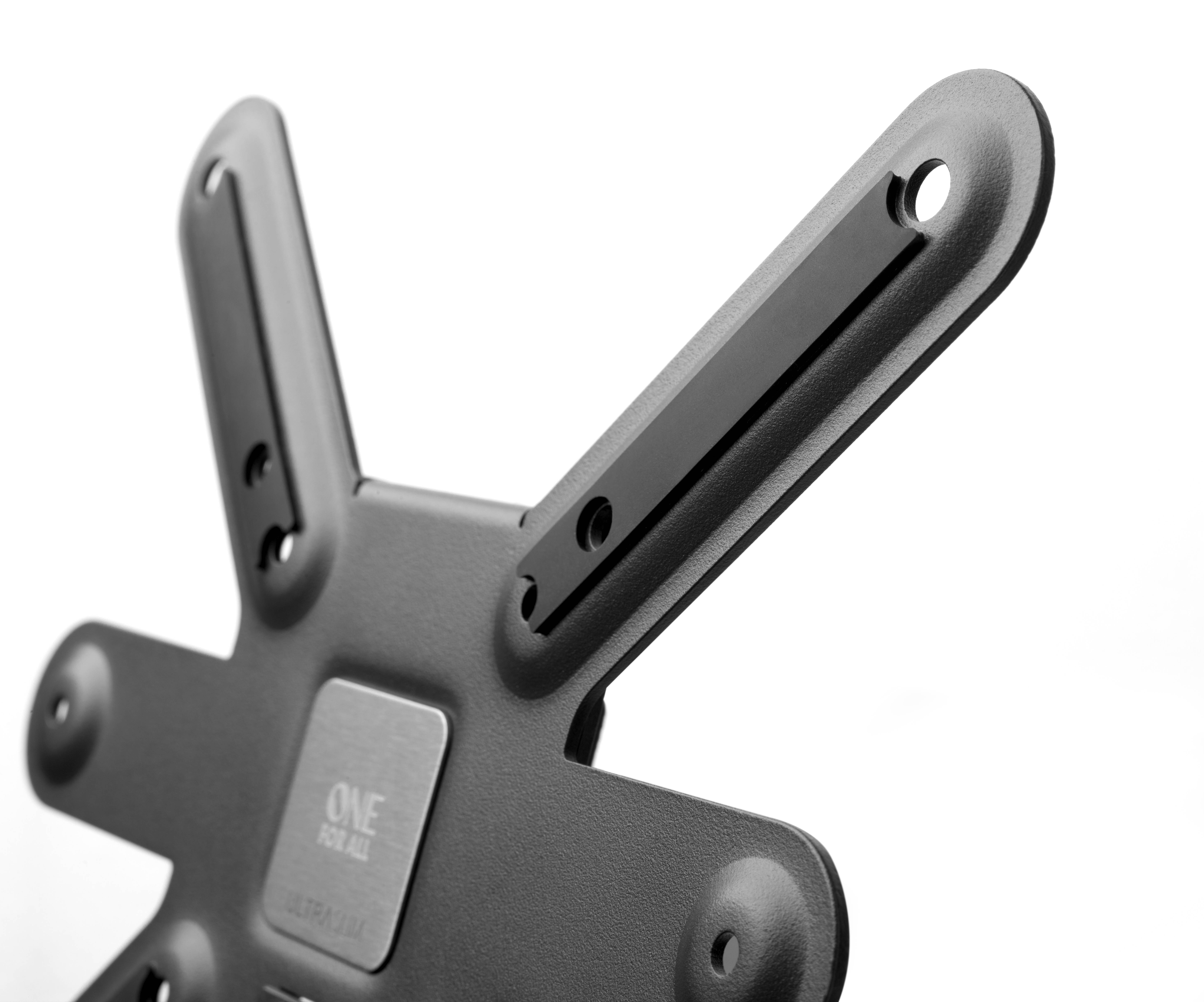 One For All ULTRA SLIM WM 6211 - Klammer für Flachbildschirm - verriegelbar - Aluminium, Kohlenstoffstahl - Bildschirmgr