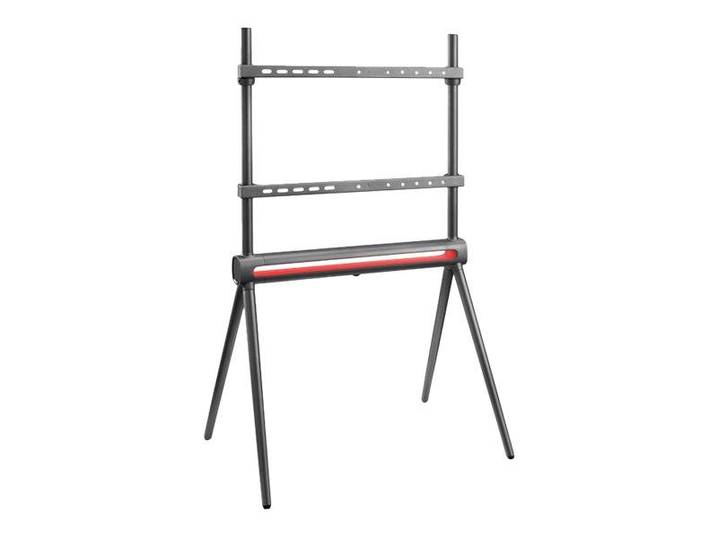 HAGOR Elia Studio Shine Series - Aufstellung - für Flachbildschirm - shine gray - Bildschirmgröße: 102-178 cm (40"-70")