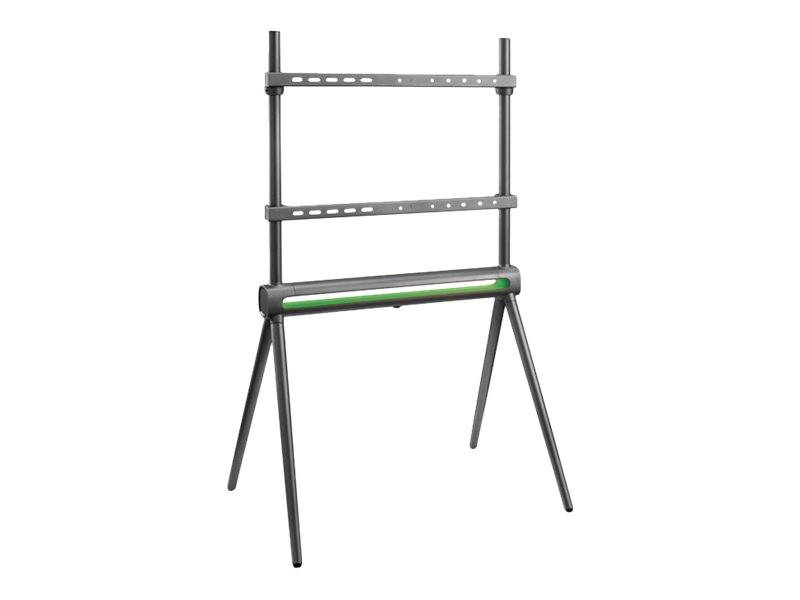 HAGOR Elia Studio Shine Series - Aufstellung - für Flachbildschirm - shine gray - Bildschirmgröße: 102-178 cm (40"-70")