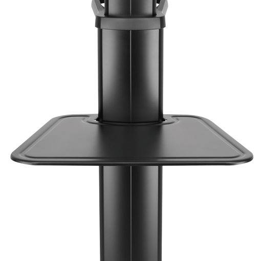 Hagor BrackIT Stand Single, 165,1 cm (65 Zoll), 400 x 400 mm, 600 x 400 mm, -5 - 12°, 90°, Schwarz