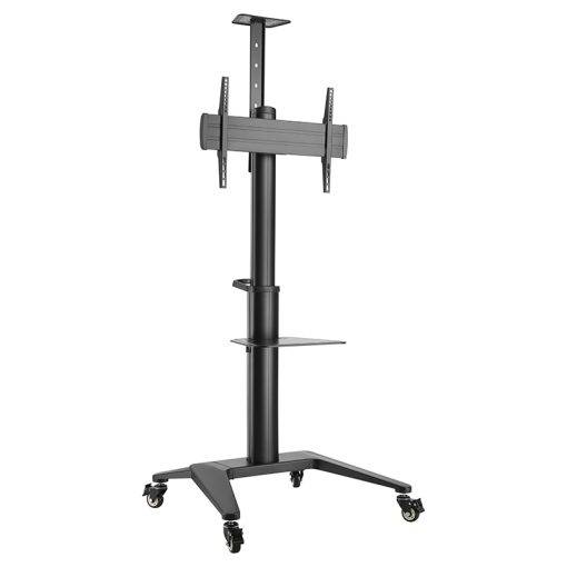 Hagor BrackIT Stand Single, 165,1 cm (65 Zoll), 400 x 400 mm, 600 x 400 mm, -5 - 12°, 90°, Schwarz
