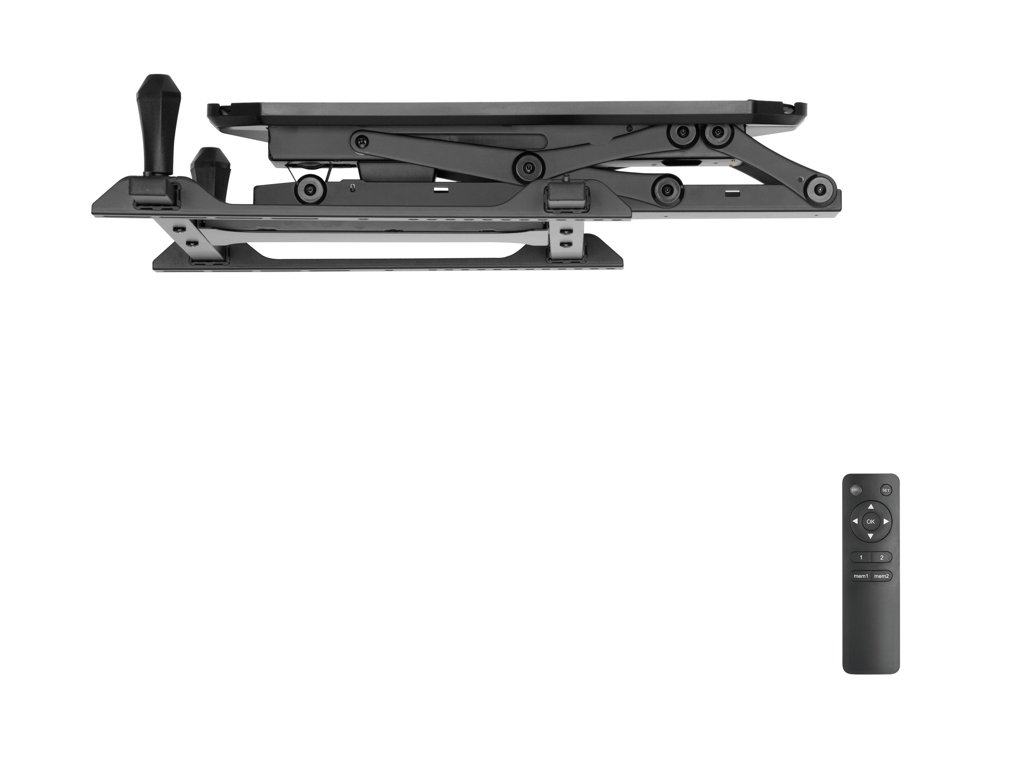 Equip Befestigungskit (Deckenhalterung) - flip down - für LCD-Display / Curved LCD-Display - motorisiert - Kunststoff, stainless steel - Schwarz