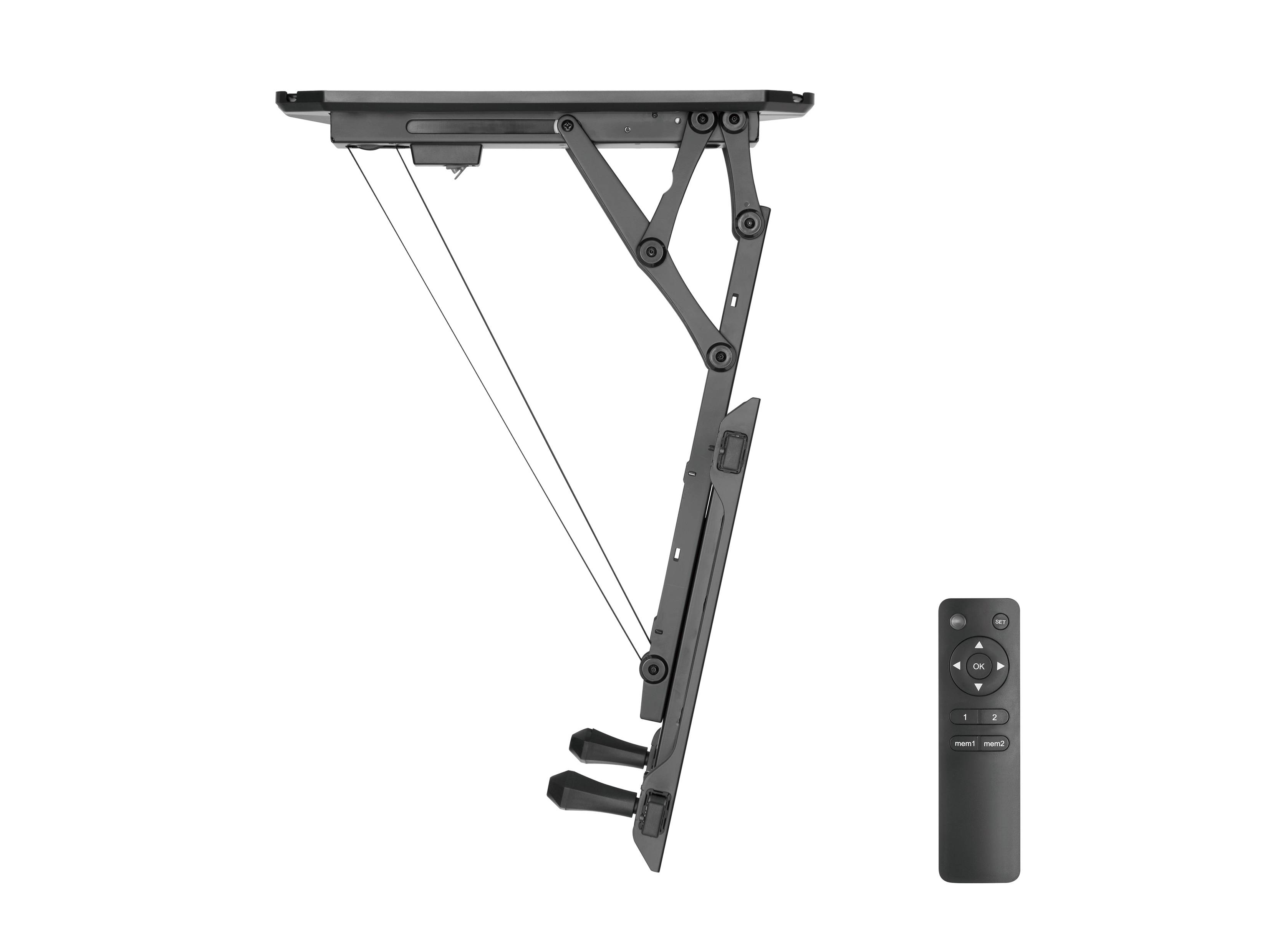 Equip Befestigungskit (Deckenhalterung) - flip down - für LCD-Display / Curved LCD-Display - motorisiert - Kunststoff, stainless steel - Schwarz