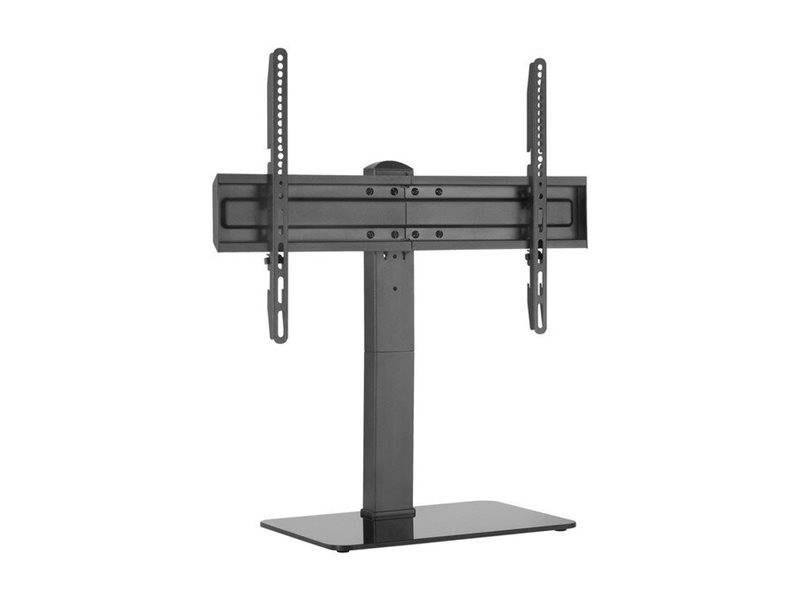 equip - Aufstellung - für LCD-Display / Curved LCD-Display - universal - Kunststoff, stainless steel, Glas - Schwarz - B