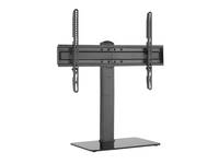 equip - Aufstellung - für LCD-Display / Curved LCD-Display - universal - Kunststoff, stainless steel, Glas - Schwarz - B