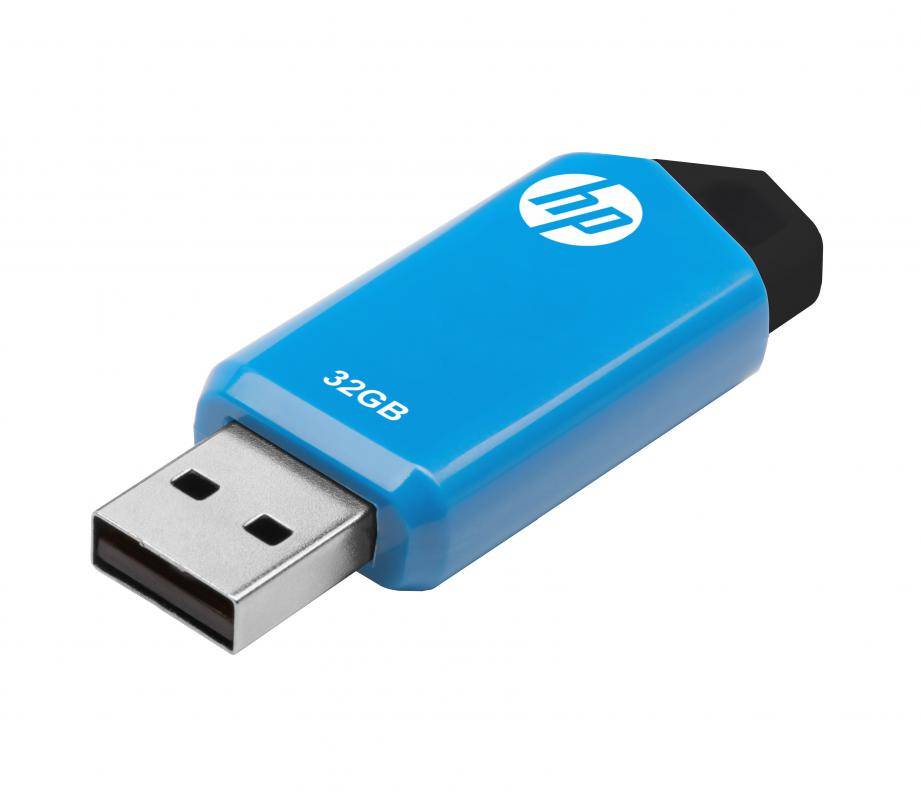 HP v150w, 32 GB, USB Typ-A, 2.0, Dia, Schwarz, Blau