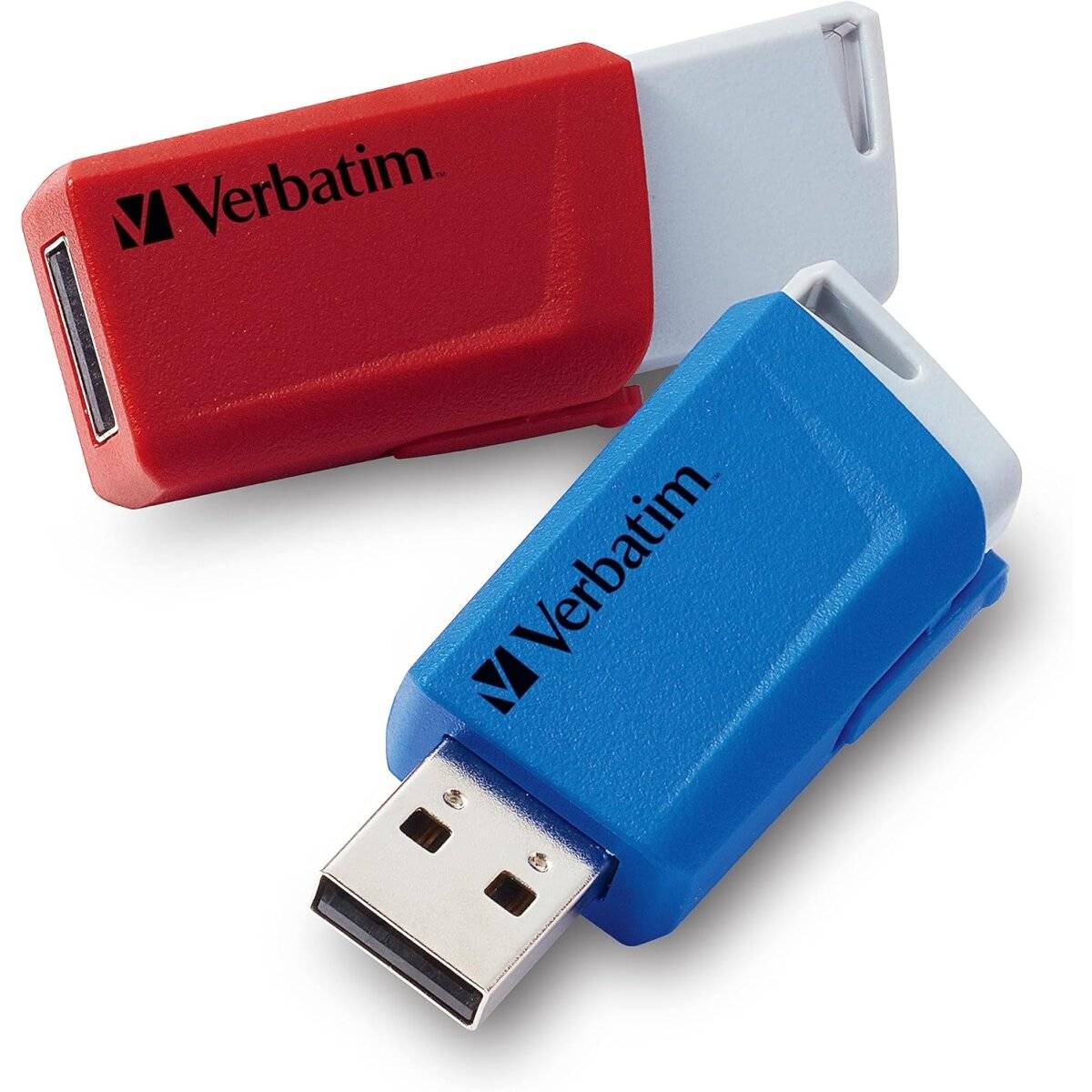 Verbatim USB 3.2 Stick 32GB 2er Pack Store'n'Click Datenstick mit Slide Lock Mechanismus