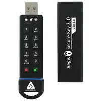 Apricorn Aegis Secure Key 3.0 - USB-Flash-Laufwerk - verschlüsselt - 120 GB - US
