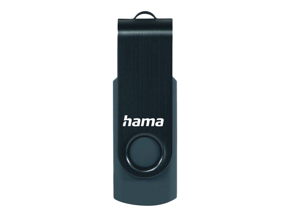 hama USB-Stick Rotate petrolblau 32 GB, 1 St.