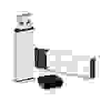 MediaRange MR1902, 128 GB, USB Typ-A, 3.0, 220 MB/s, Kappe, Schwarz, Silber