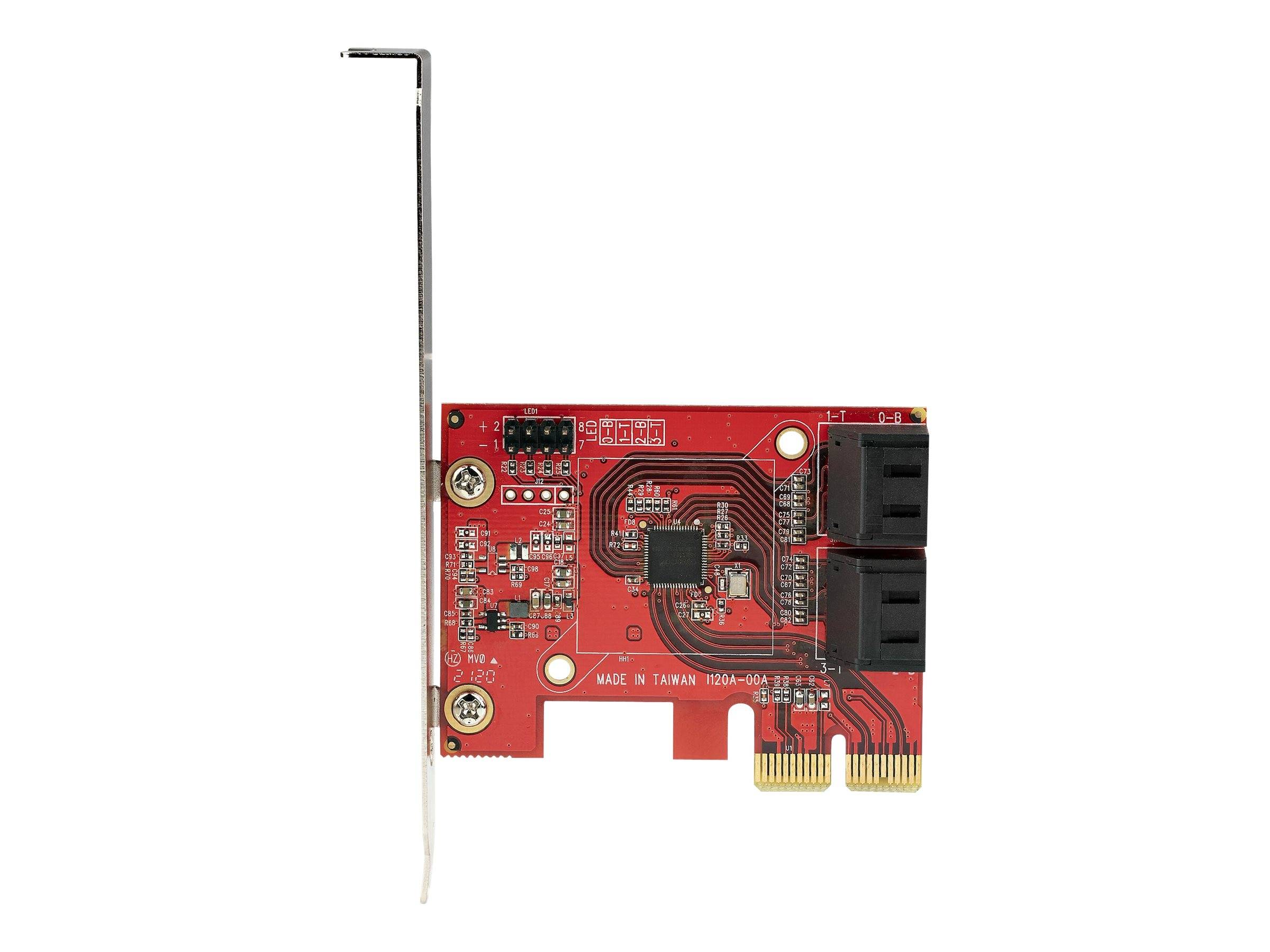 StarTech.com PCIe SATA Controller Karte - 4 Port SATA 3 Erweiterungskarte/Kontroller - 6Gbit/s - Full/Low-Profile Blende - PCI Express