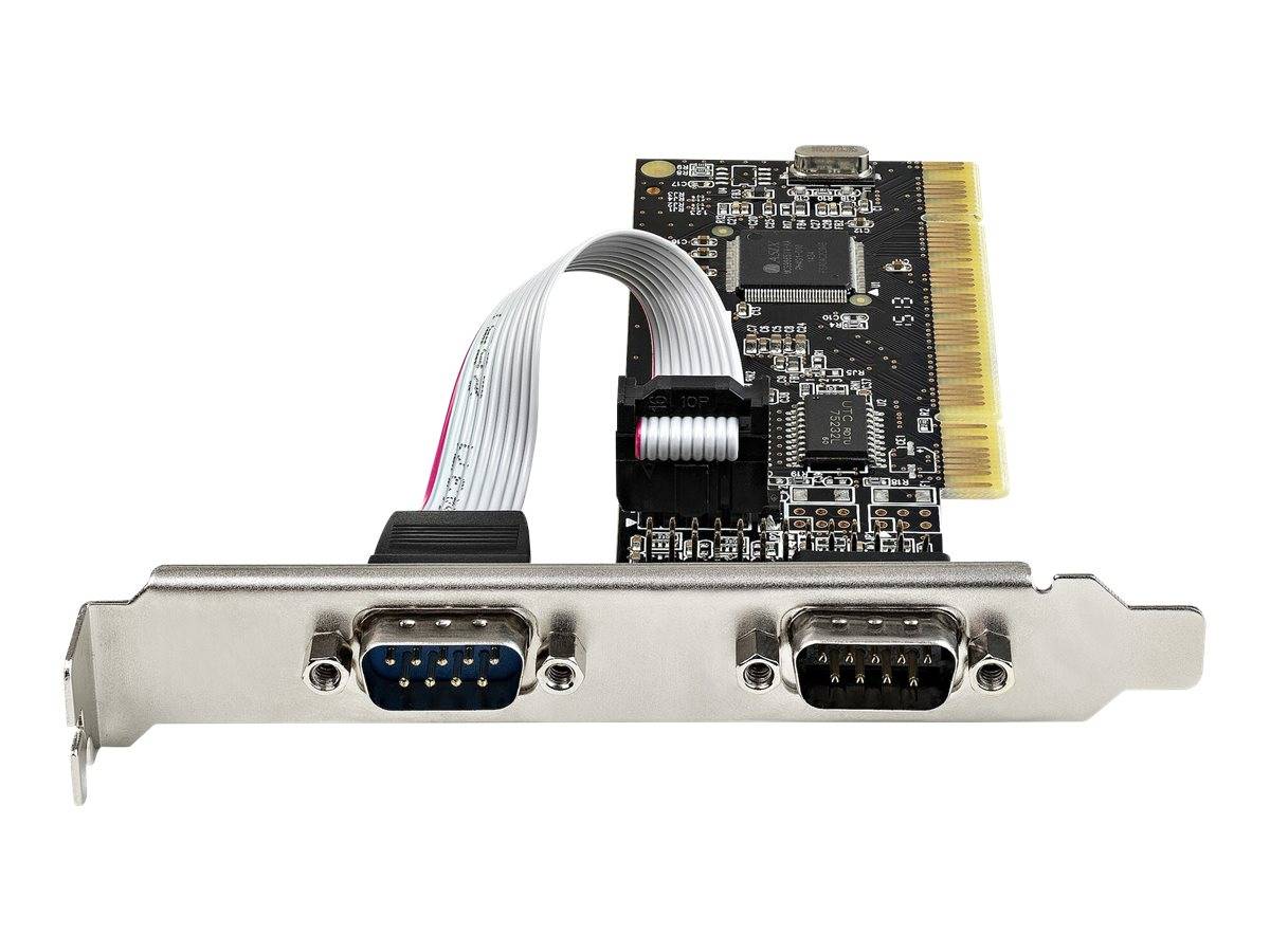 StarTech.com RS232 PCI Karte - PCI auf 2 Serielle Port-Karte - PCI 2-Port DB9 Serielle Controller-Karte RS232 - Schnitts