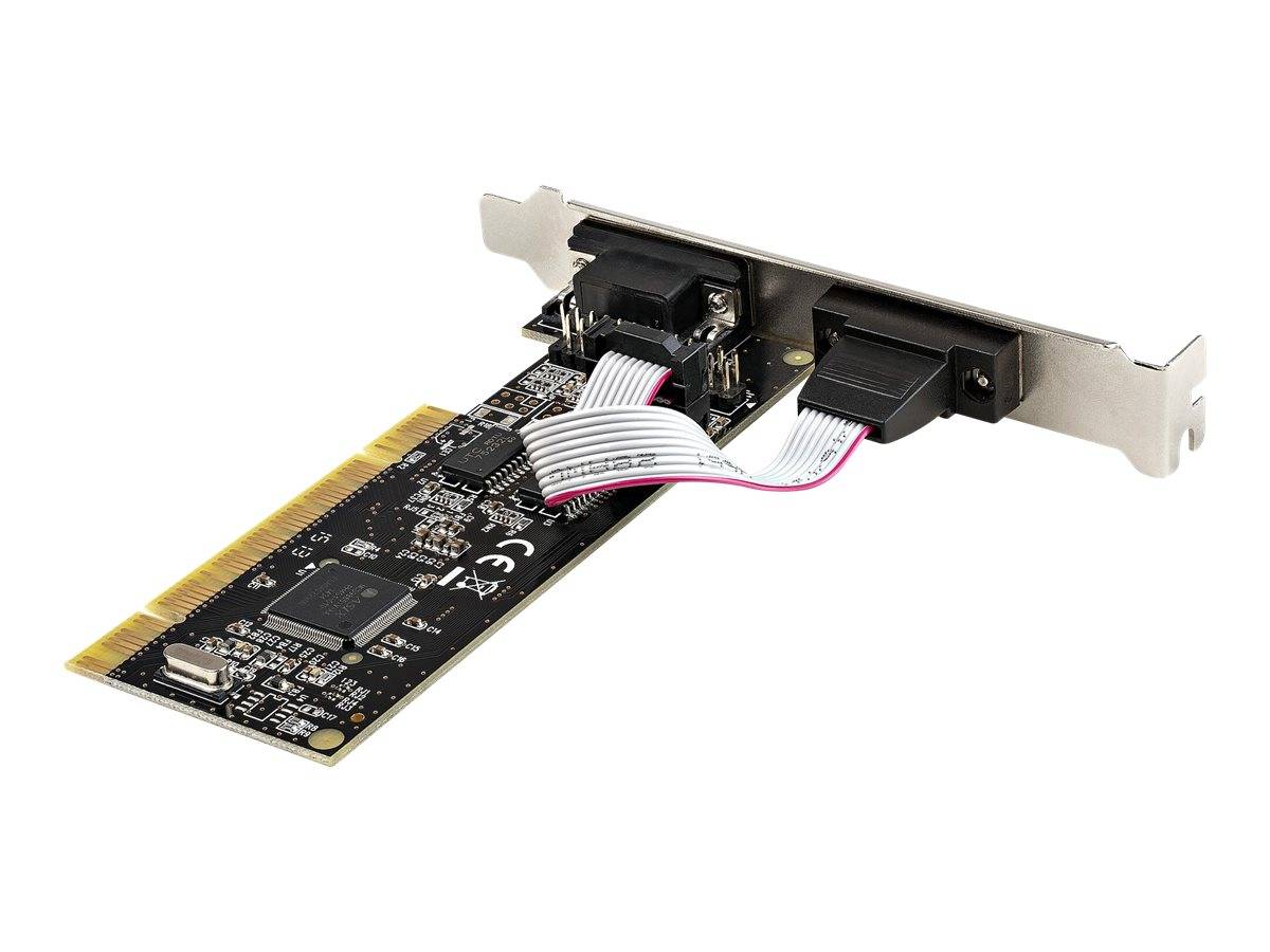 StarTech.com RS232 PCI Karte - PCI auf 2 Serielle Port-Karte - PCI 2-Port DB9 Serielle Controller-Karte RS232 - Schnitts