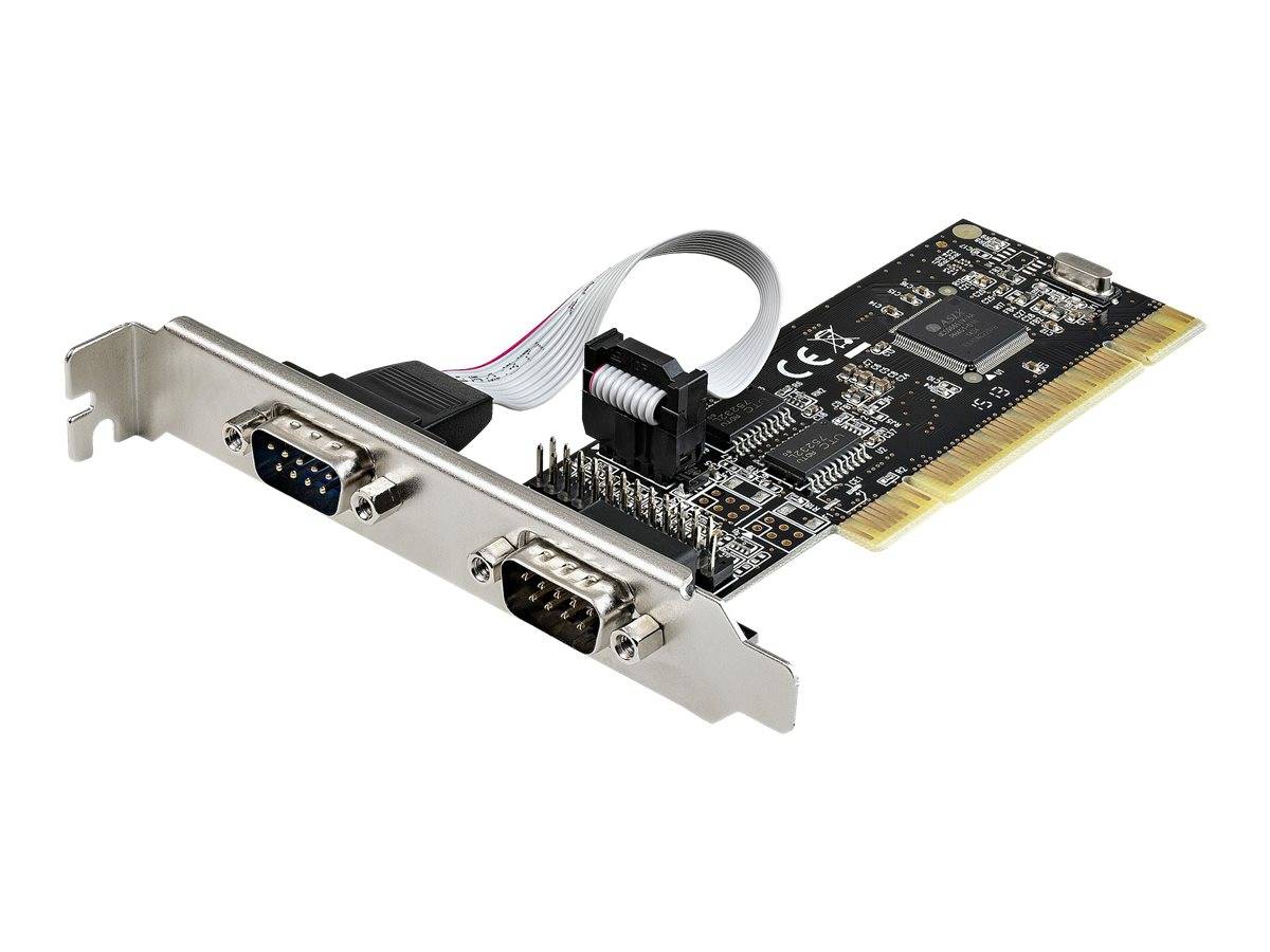StarTech.com RS232 PCI Karte - PCI auf 2 Serielle Port-Karte - PCI 2-Port DB9 Serielle Controller-Karte RS232 - Schnittstellenkarte - PCI Expansion