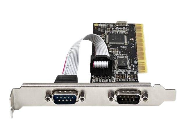 StarTech.com RS232 PCI Karte - PCI auf 2 Serielle Port-Karte - PCI 2-Port DB9 Serielle Controller-Karte RS232 - Schnittstellenkarte - PCI Expansion