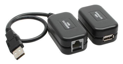 InLine - USB-Erweiterung - USB - 4-polig USB Typ A, RJ-45 / 4-polig USB Typ A, RJ-45