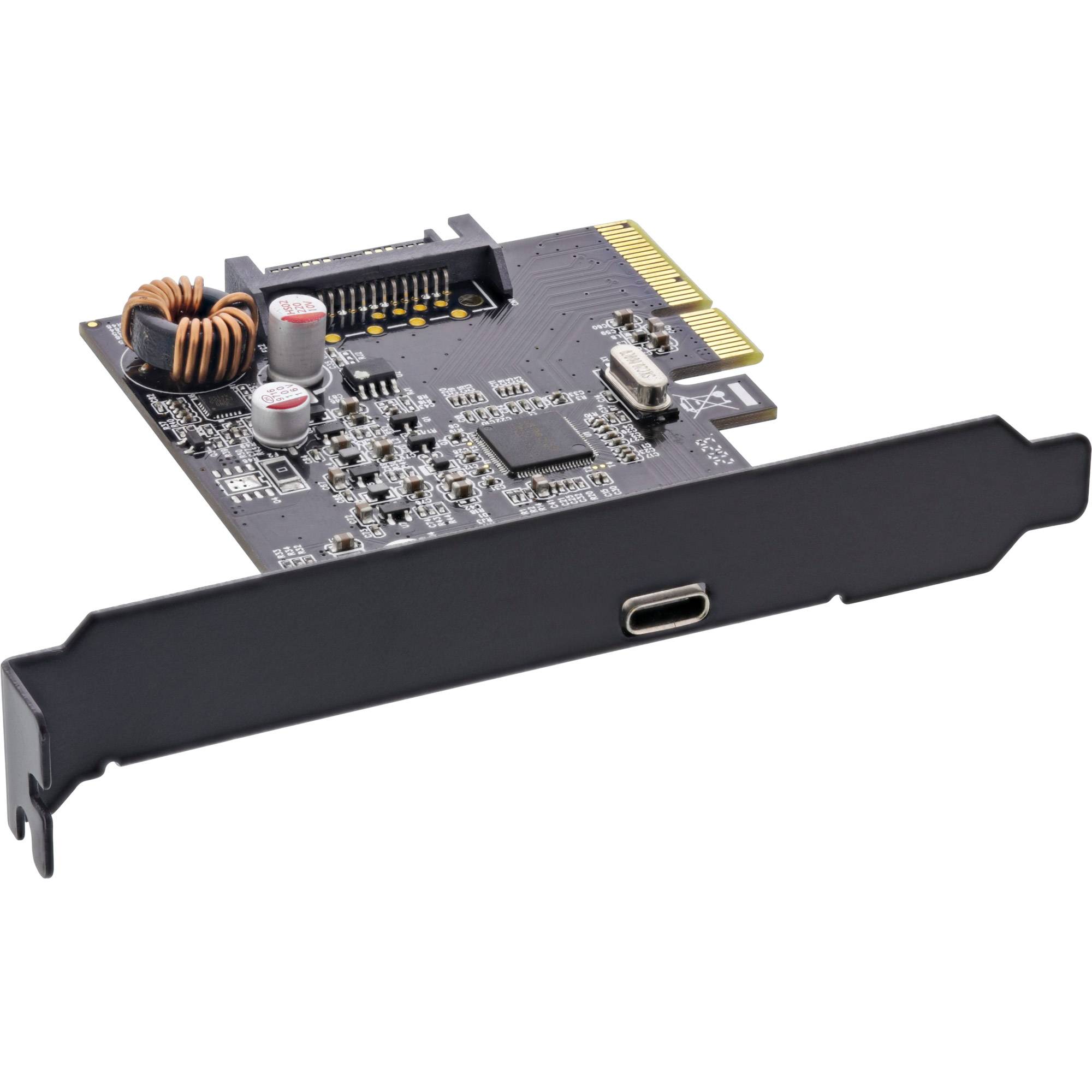INLINE - Schnittstellenkarte - PCIe x4 - USB 3.2 Gen.2x2 - 1x USB-C