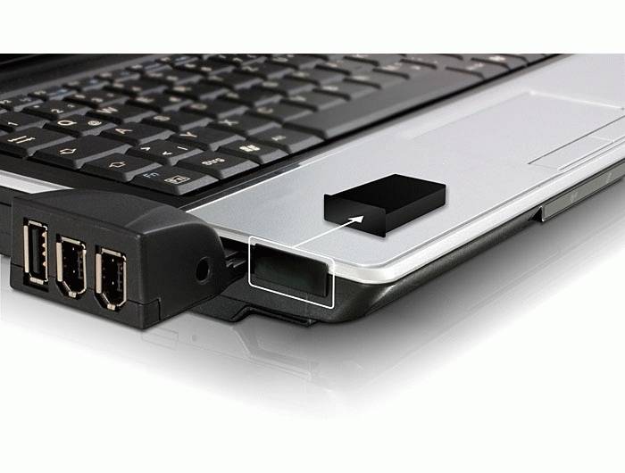 DeLOCK Express Card holder for 54mm slot - ExpressCard-Steckplatzstabilisierungs-Adapter