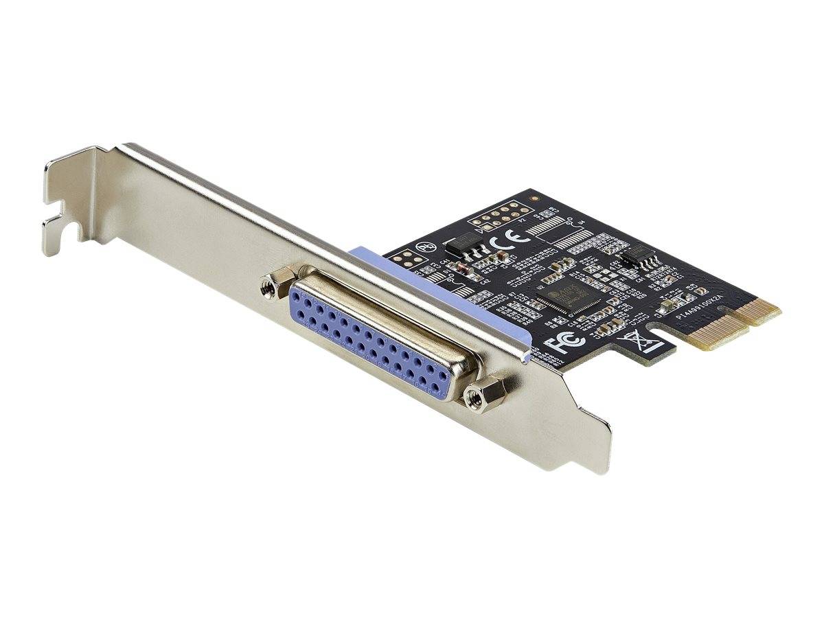StarTech.com 1 Port PCIe-Erweiterungskarte - PCI-Express zu Parallele Schnittstellenkarte - Desktop-Erweiterungs-LPT-Con