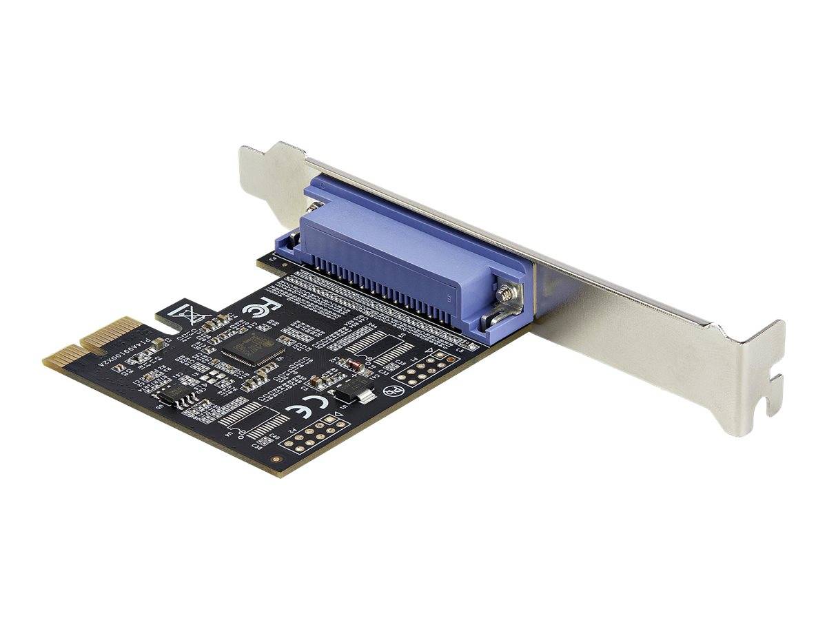StarTech.com 1 Port PCIe-Erweiterungskarte - PCI-Express zu Parallele Schnittstellenkarte - Desktop-Erweiterungs-LPT-Con