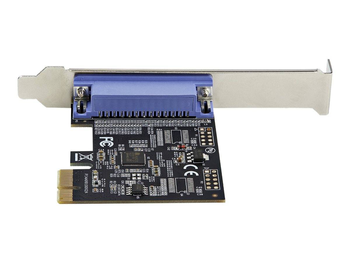 StarTech.com 1 Port PCIe-Erweiterungskarte - PCI-Express zu Parallele Schnittstellenkarte - Desktop-Erweiterungs-LPT-Con