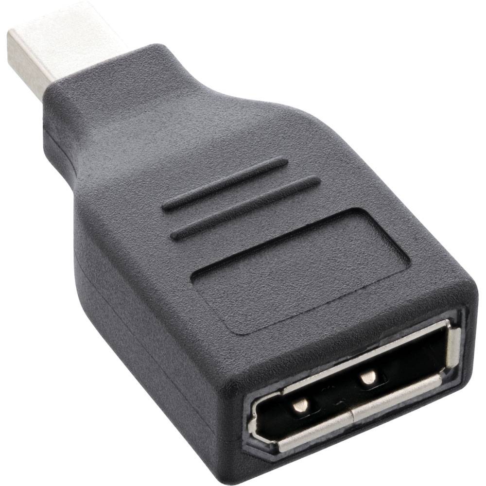 INLINE - DisplayPort Adapter - mini DisplayPort Stecker auf DisplayPort Buchse - 4K
