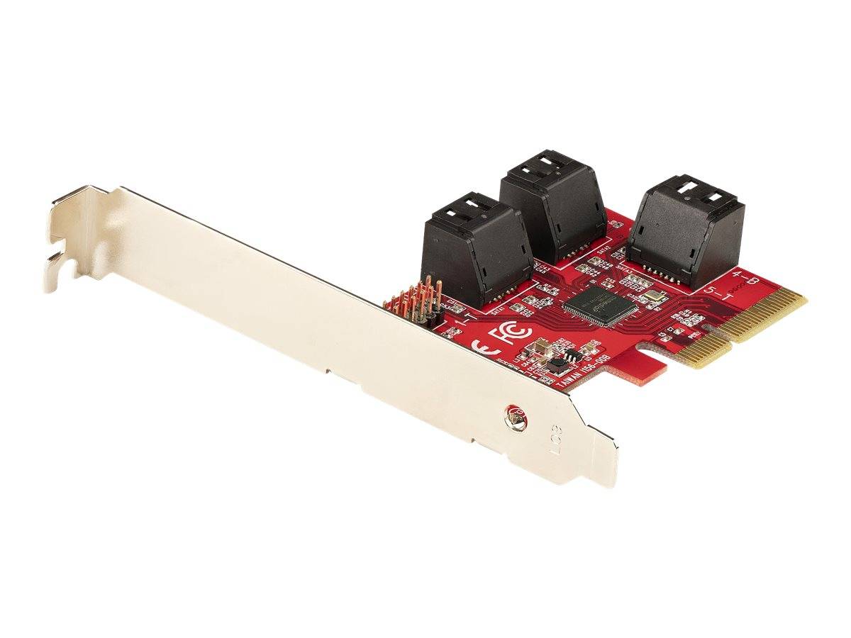 StarTech.com PCIe SATA Controller Karte - 6 Port SATA 3 Erweiterungskarte/Kontroller - 6Gbit/s - Voll- und Low-Profile B