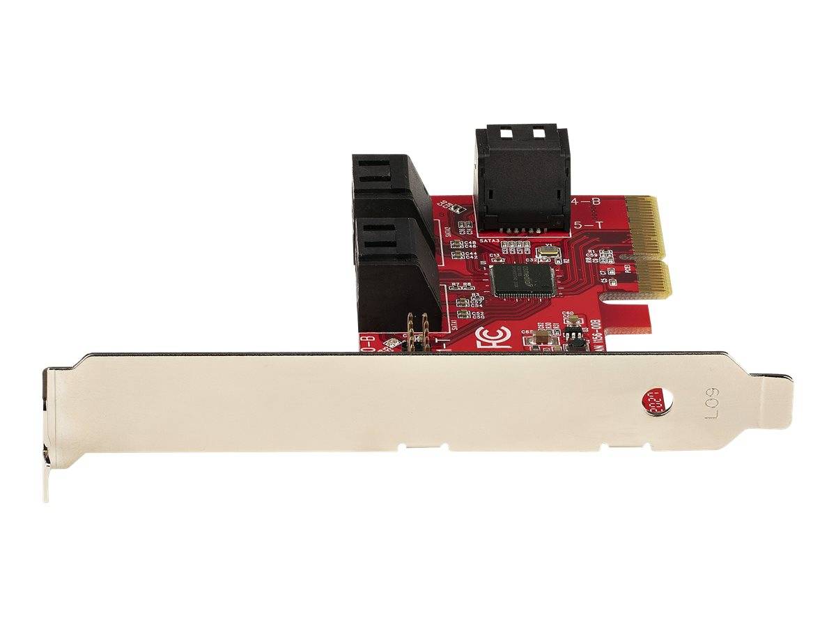StarTech.com PCIe SATA Controller Karte - 6 Port SATA 3 Erweiterungskarte/Kontroller - 6Gbit/s - Voll- und Low-Profile B