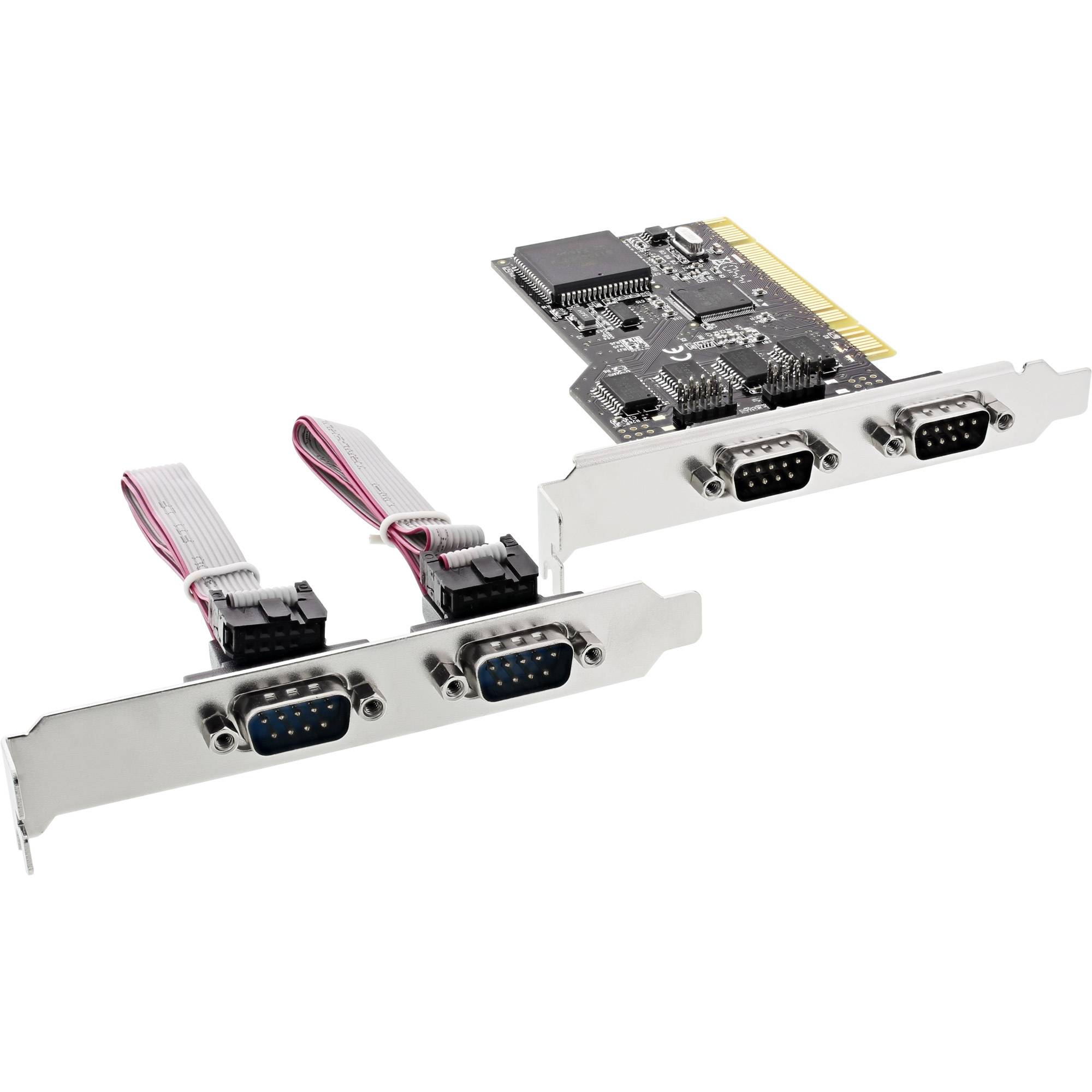INLINE - Schnittstellenkarte - 4x 9pol seriell - PCI