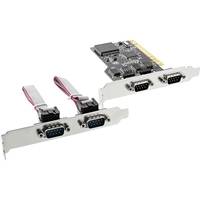 INLINE - Schnittstellenkarte - 4x 9pol seriell - PCI